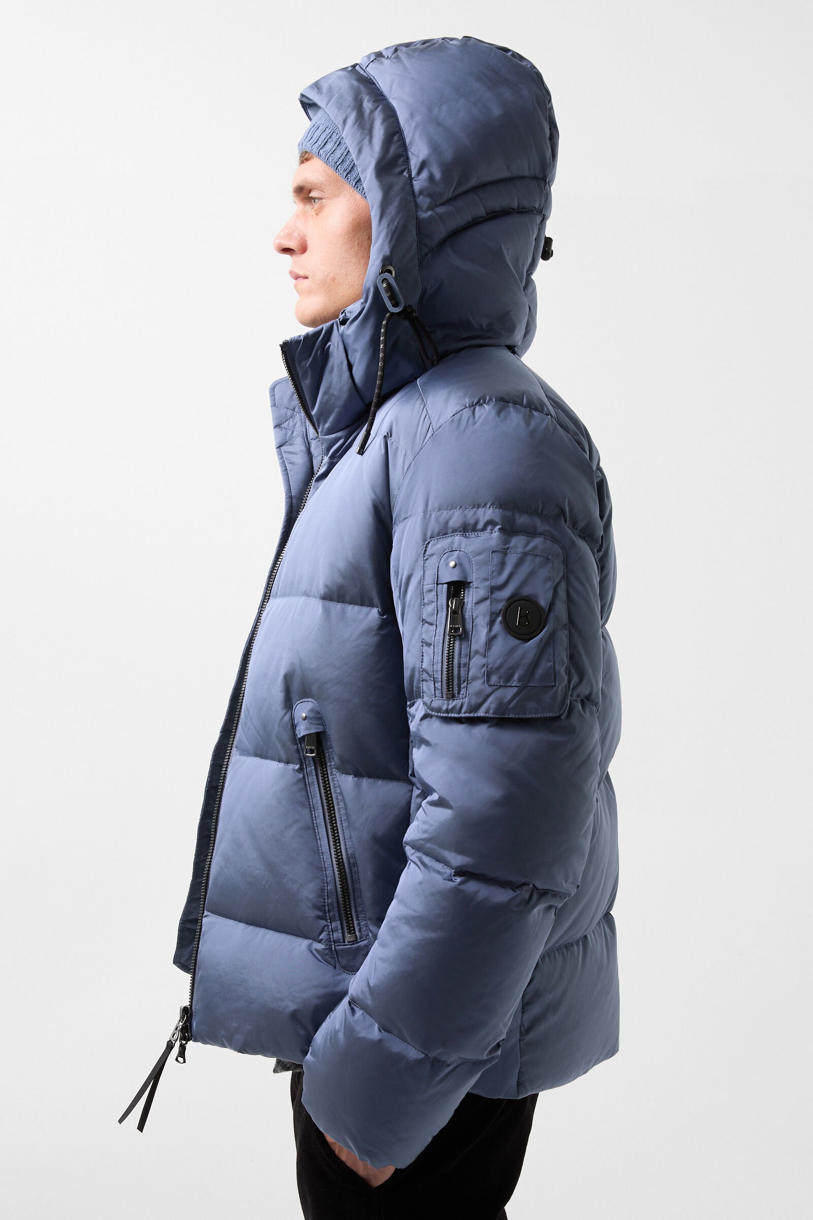 Jamy Down jacket in Blue gray - 5