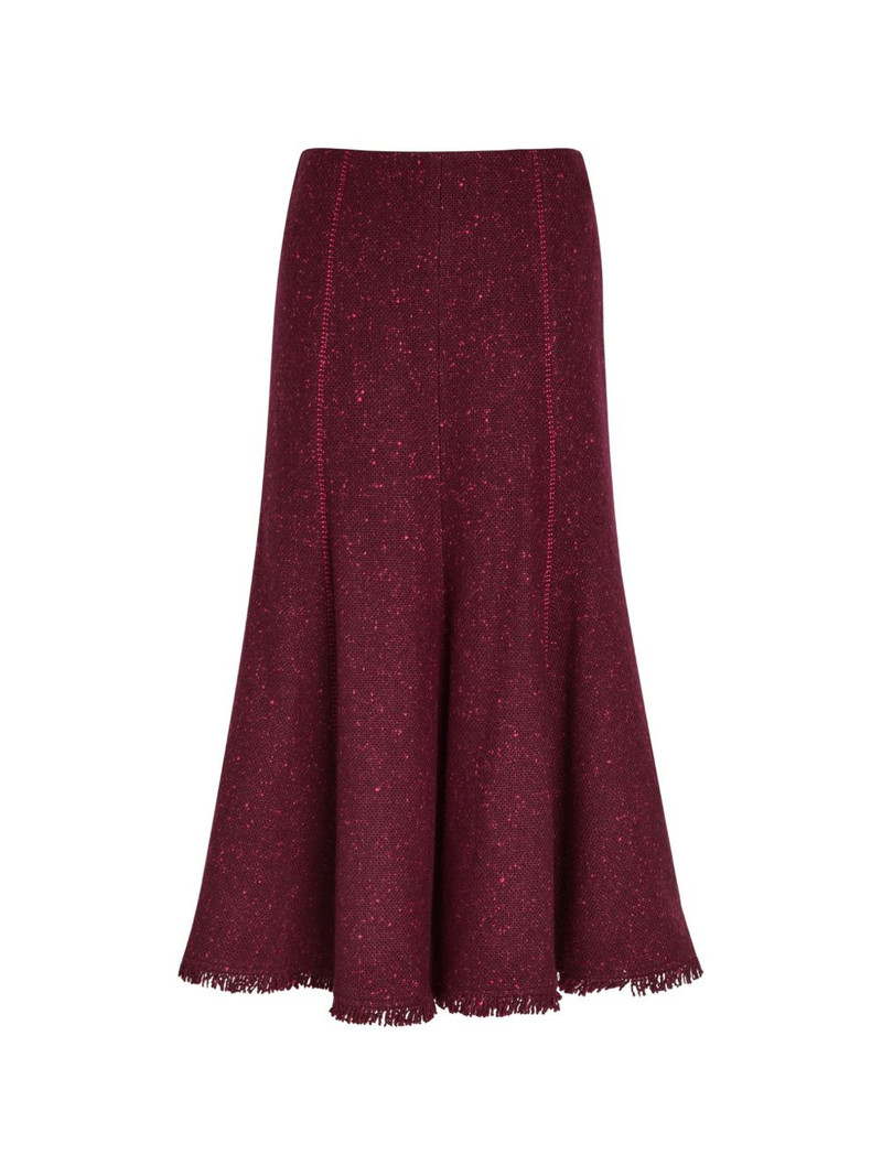 Amy fringed panelled midi skirt 1