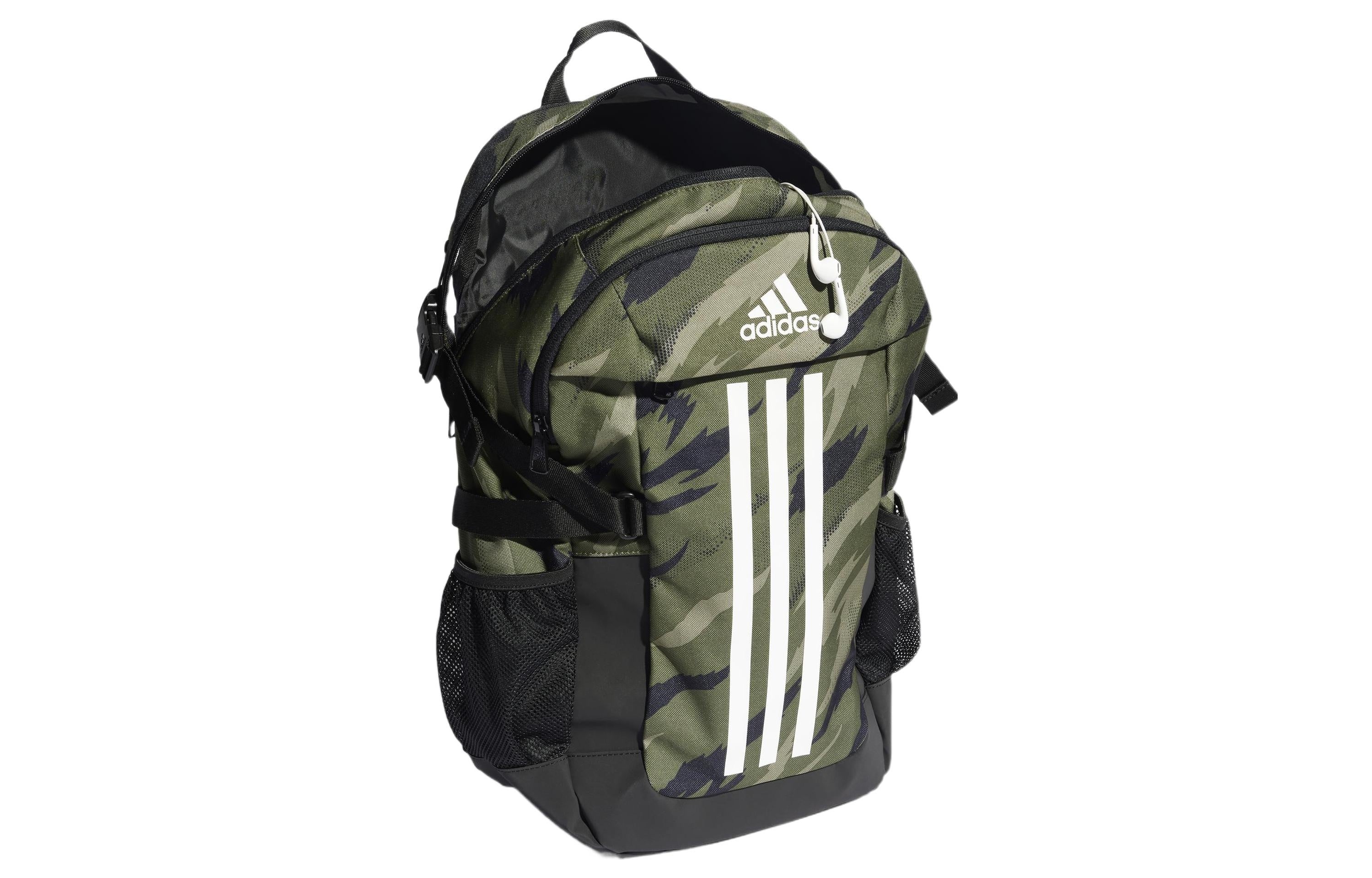 adidas POWER VI G Sports Gym Camouflage Printing Backpack Military Green HB1326 - 3
