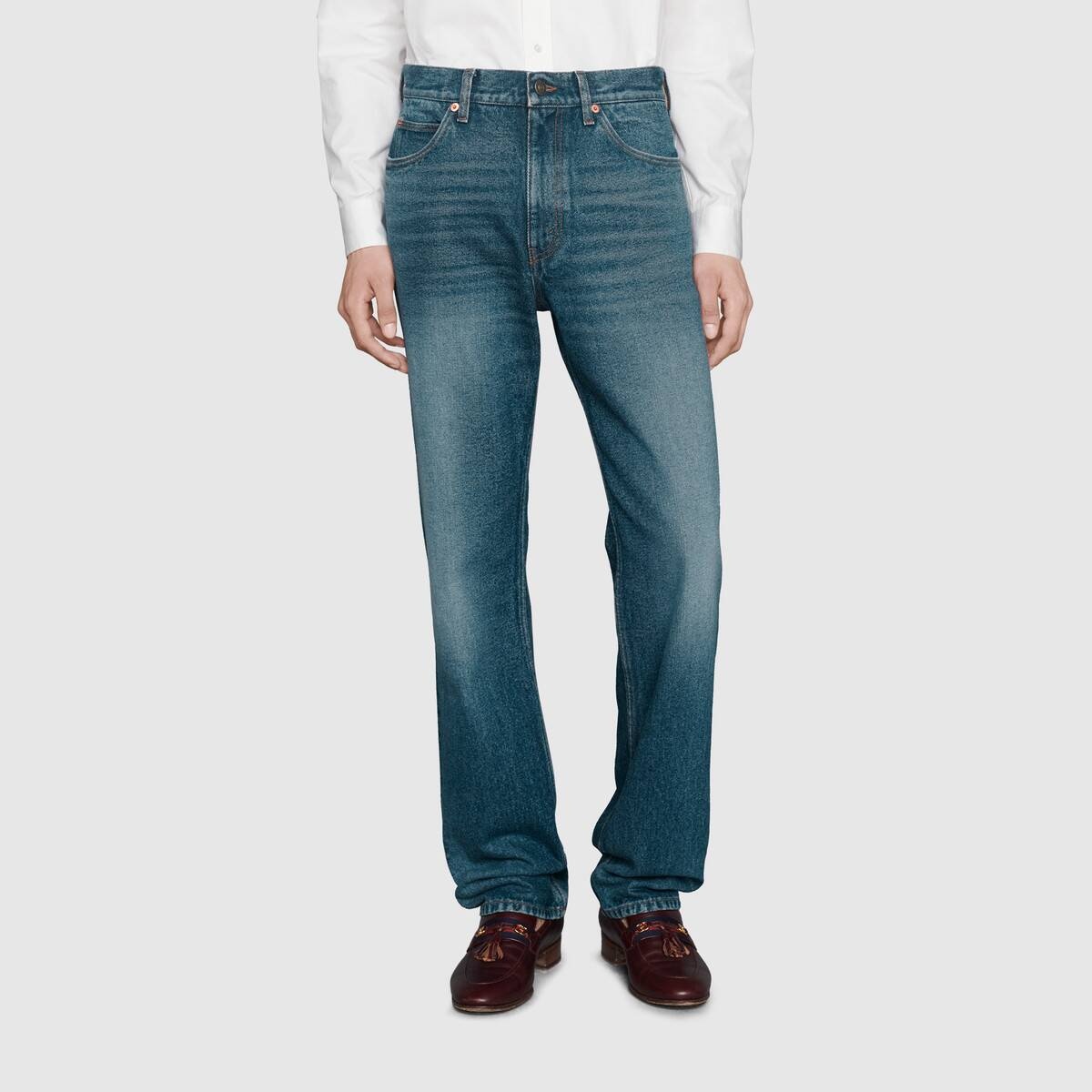 Regular fit washed jeans - 3