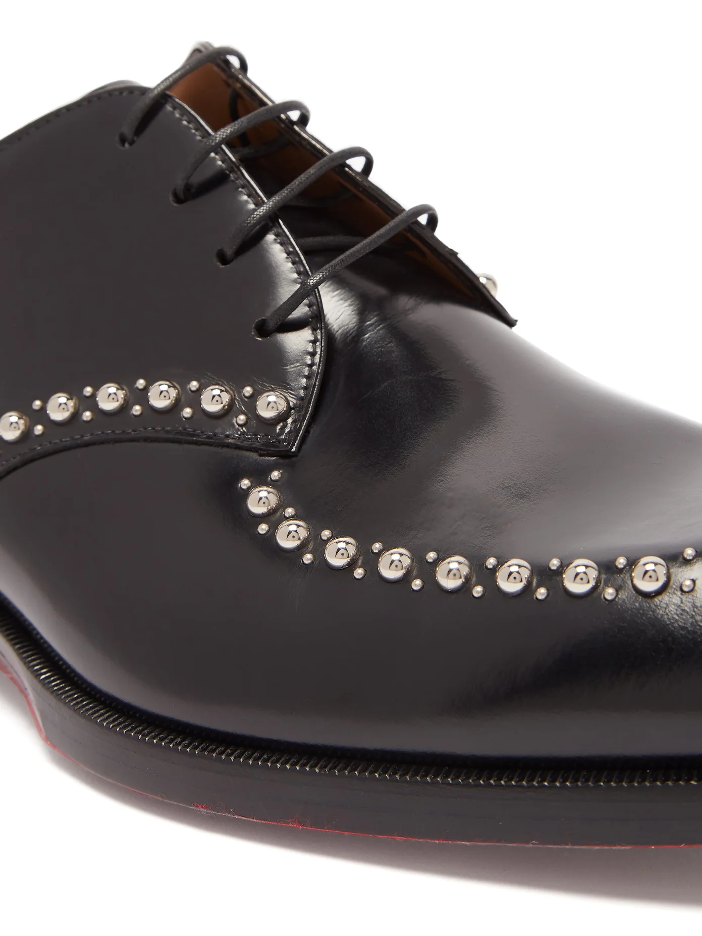 What A Man studded leather brogues - 6