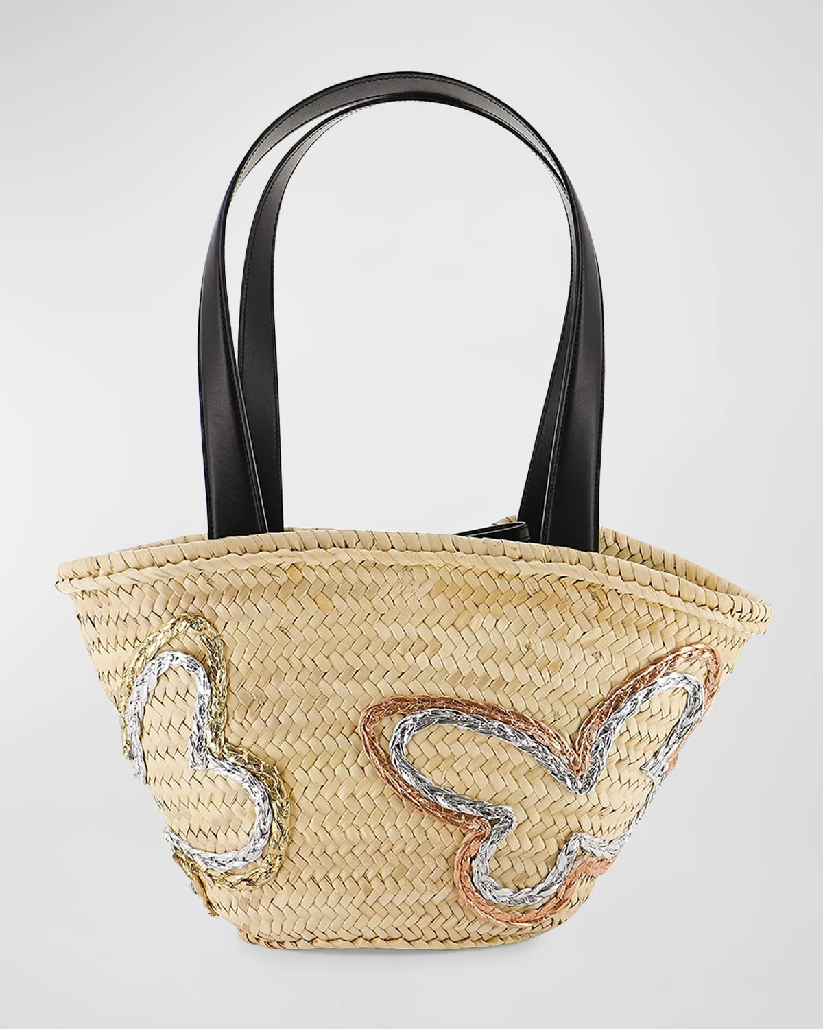 Taya Raffia Tote Bag - 1