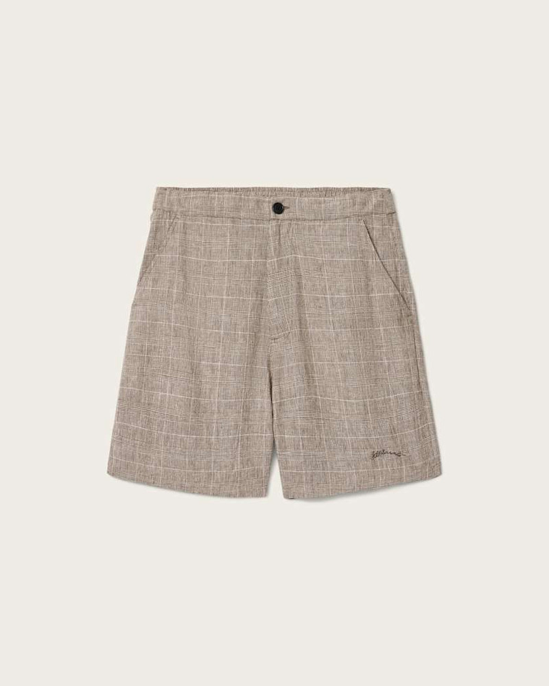 KEAL LINEN BLEND RELAXED FIT SHORTS 1