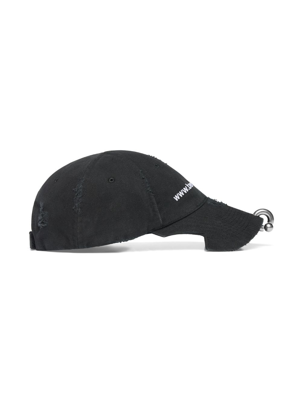 embroidered-design six-panel cap - 5