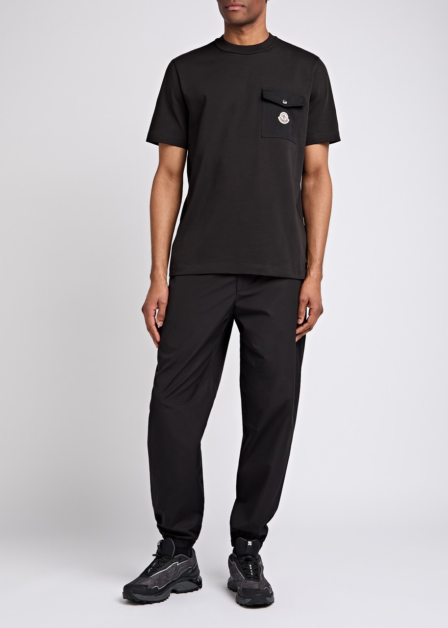 Moncler Logo Cotton T-shirt - 4