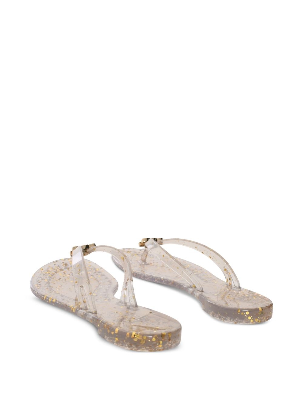 glitter-detail flip flops - 3