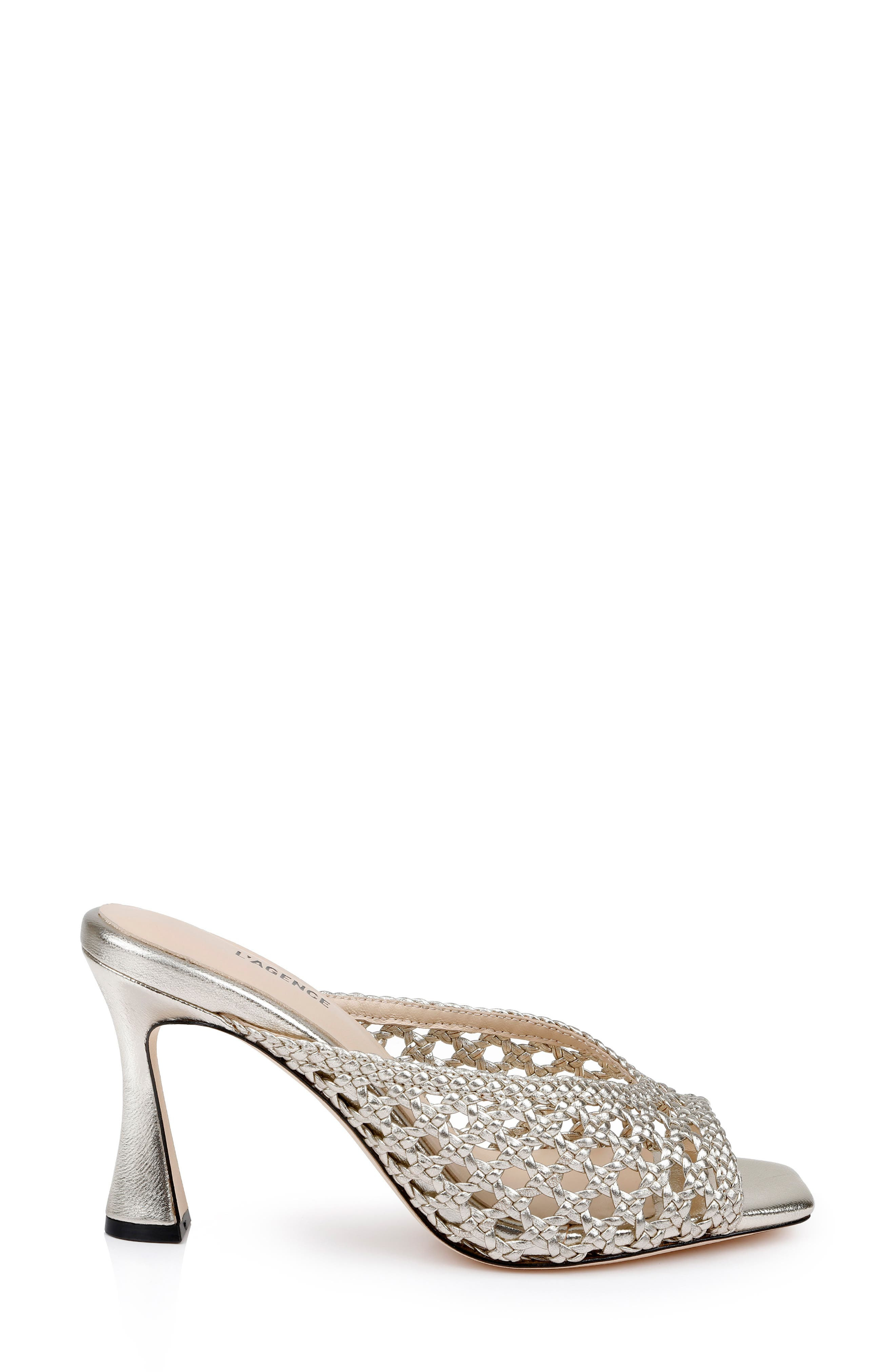 L'AGENCE Jacques Sandal in Gold Leather at Nordstrom - 3