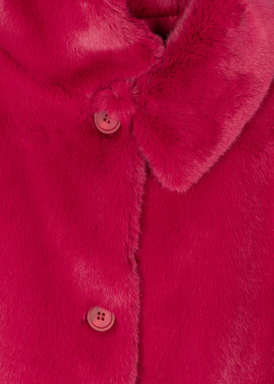 Paul Smith Raspberry Faux Fur Coat outlook