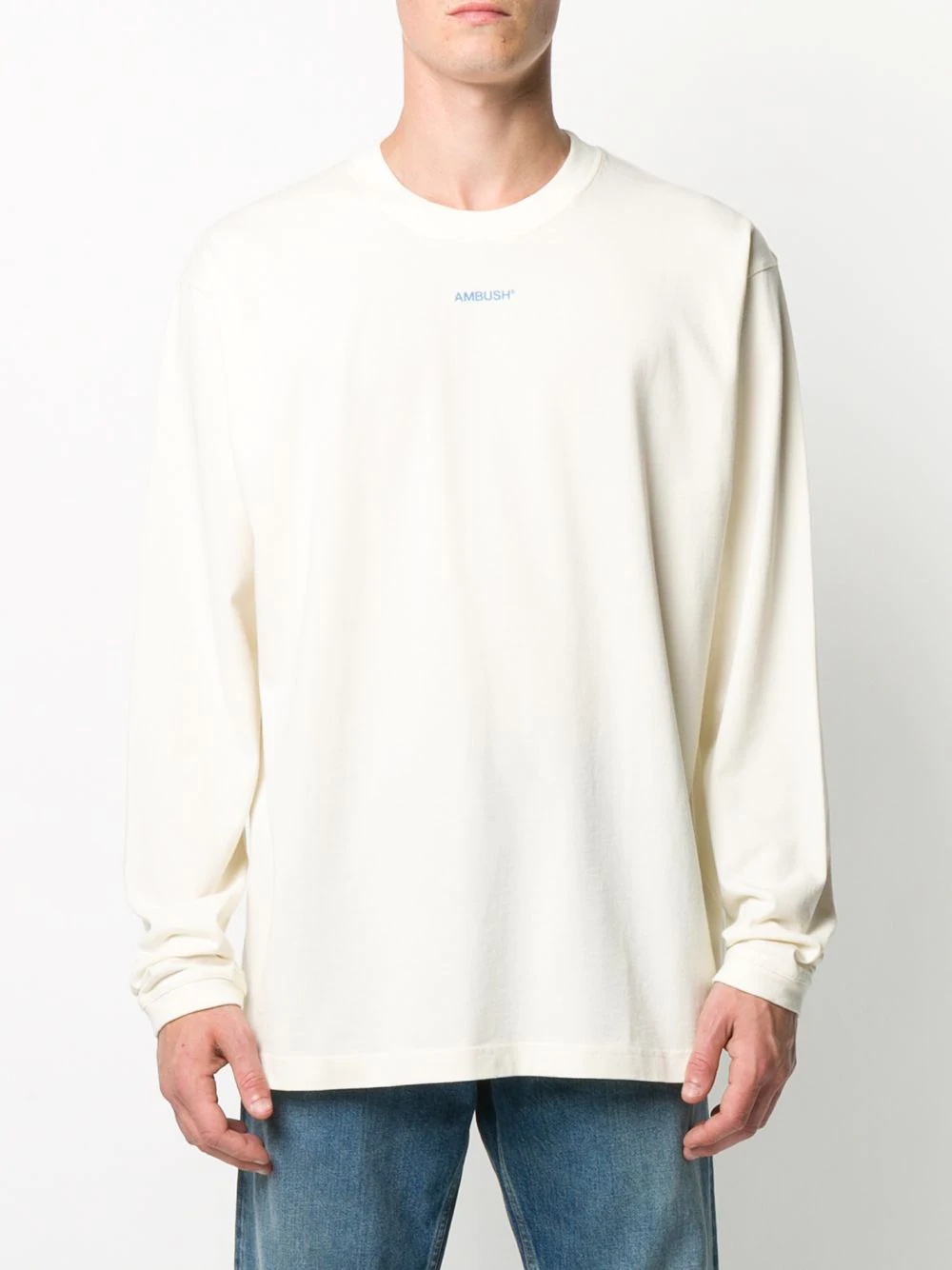 logo print long-sleeve T-shirt - 5