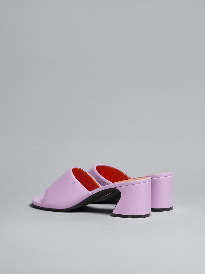 Marni PINK LEATHER SANDAL outlook