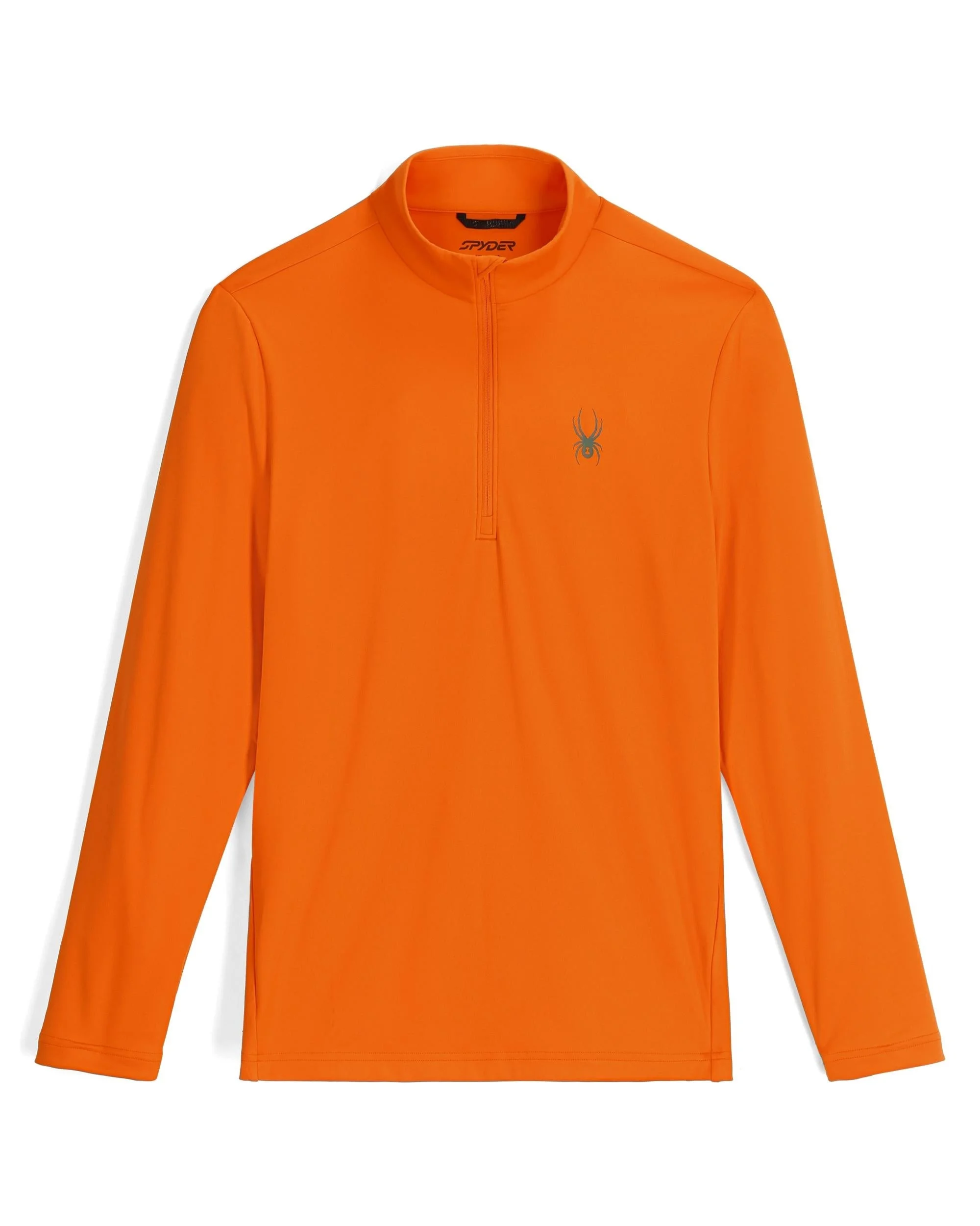 Mens Prospect Half Zip T-Neck - Flash Orange - 1