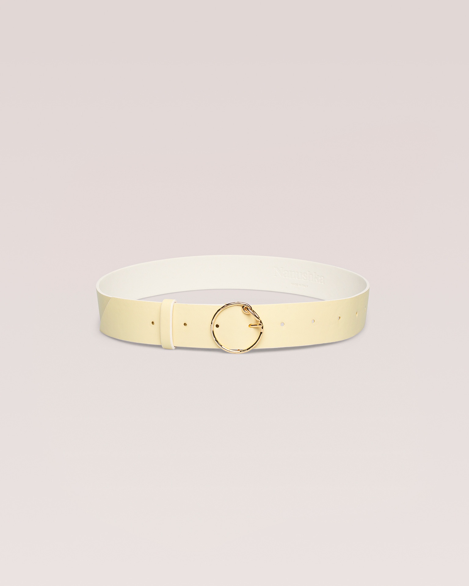 DAILEY - Constructed belt - Vanilla/Off white - 2