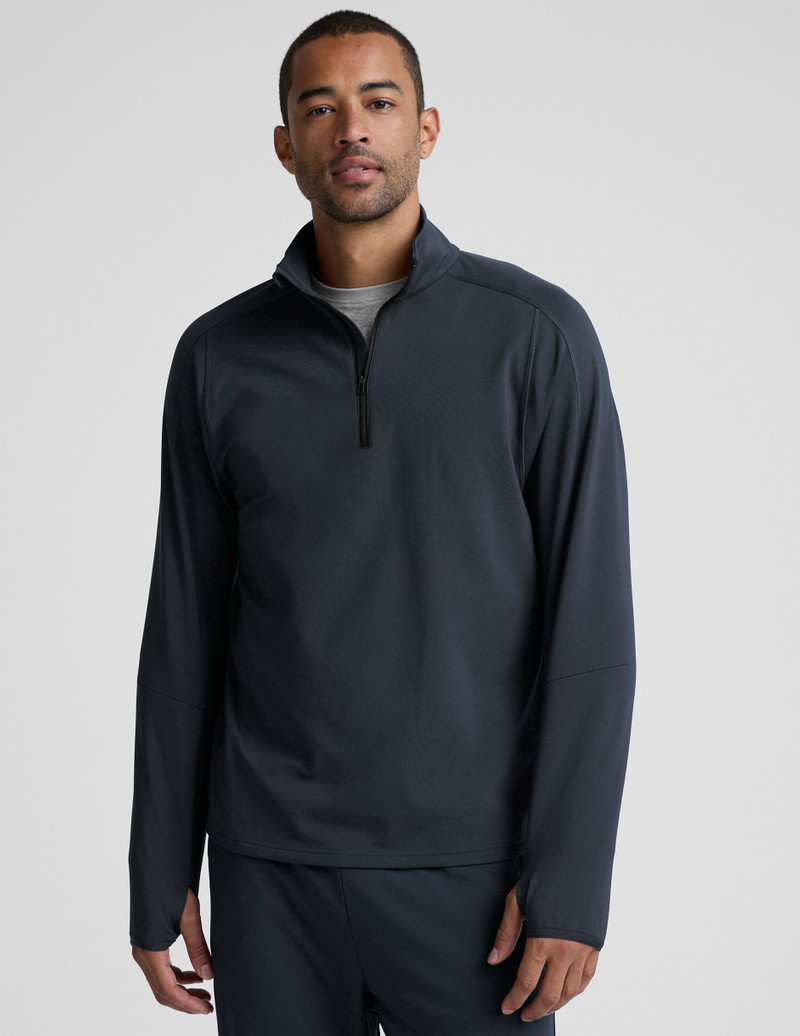 BEYOND YOGA Pacer Fleece-Backed Men's Quarter Zip Pullover outlook