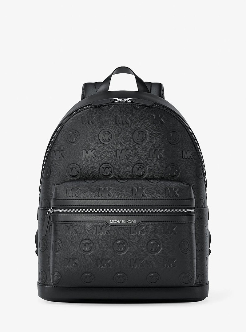 Cooper Medium Logo Debossed Dome Backpack 1