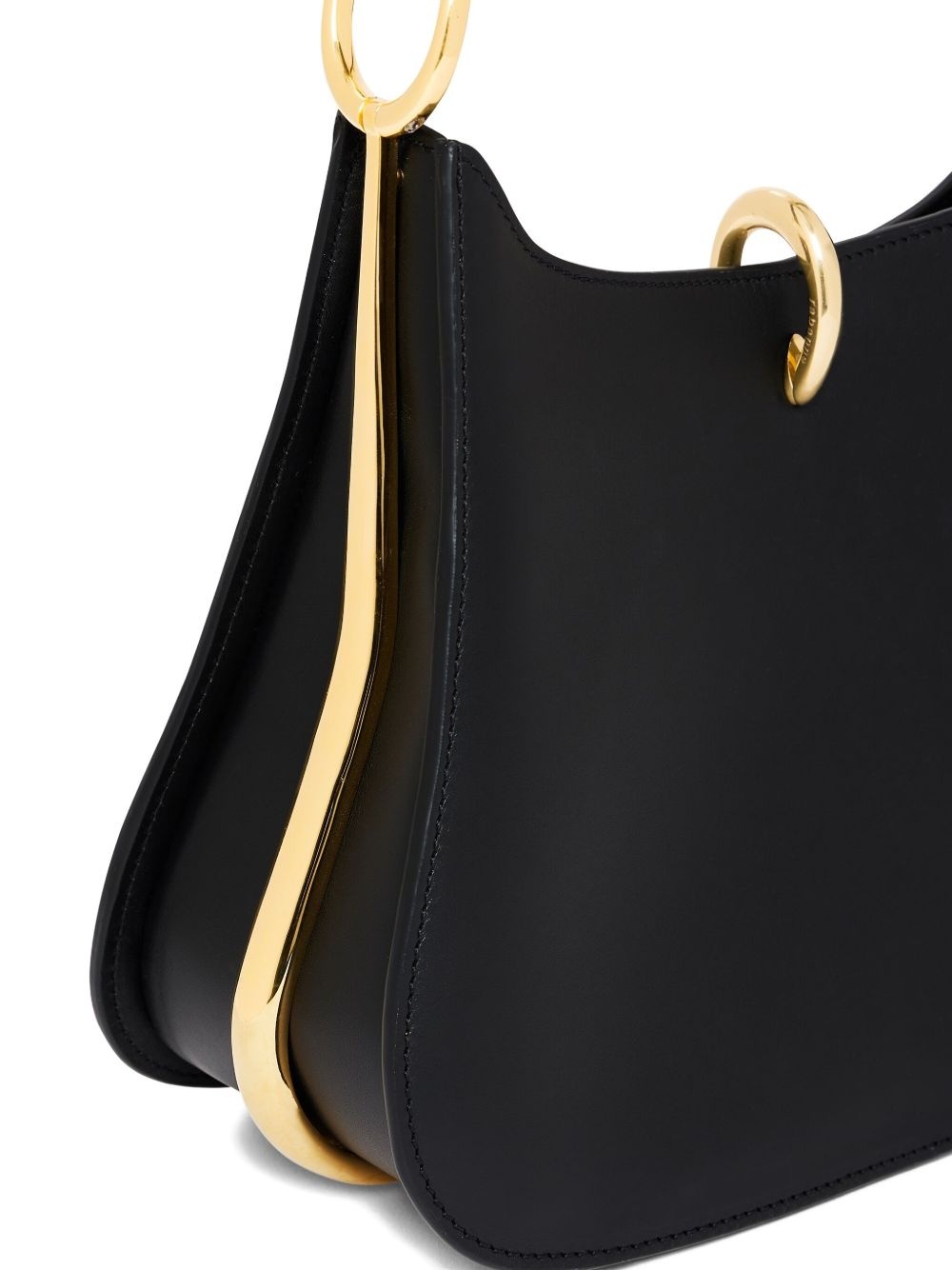 medium Ring leather shoulder bag - 7