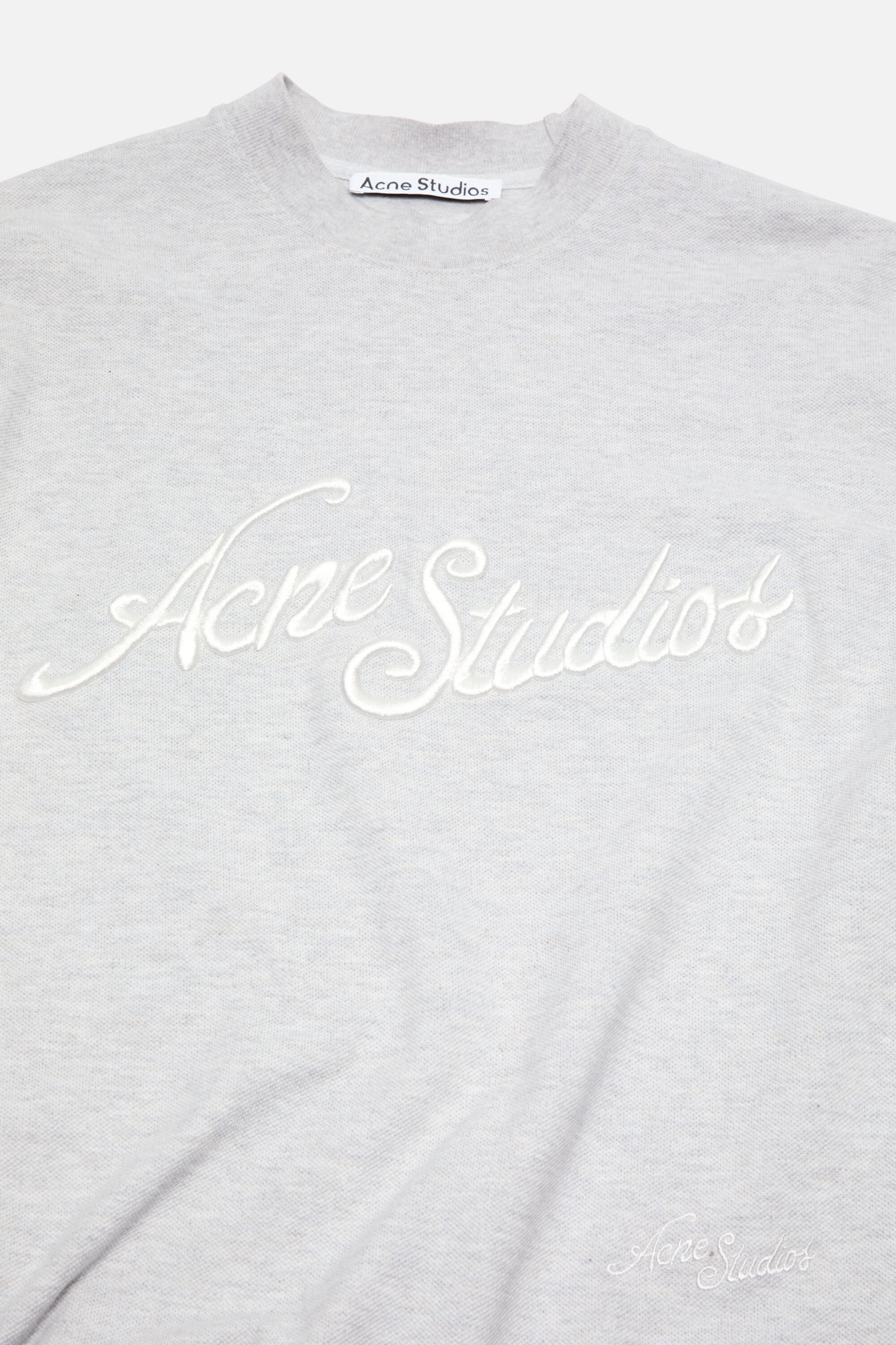 Logo t-shirt - Relaxed fit - Pale Grey Melange - 5