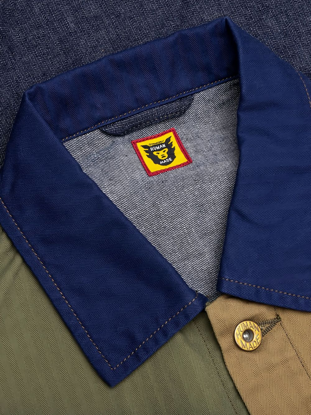 Crazy Coverall patchwork panelled jacket - 3