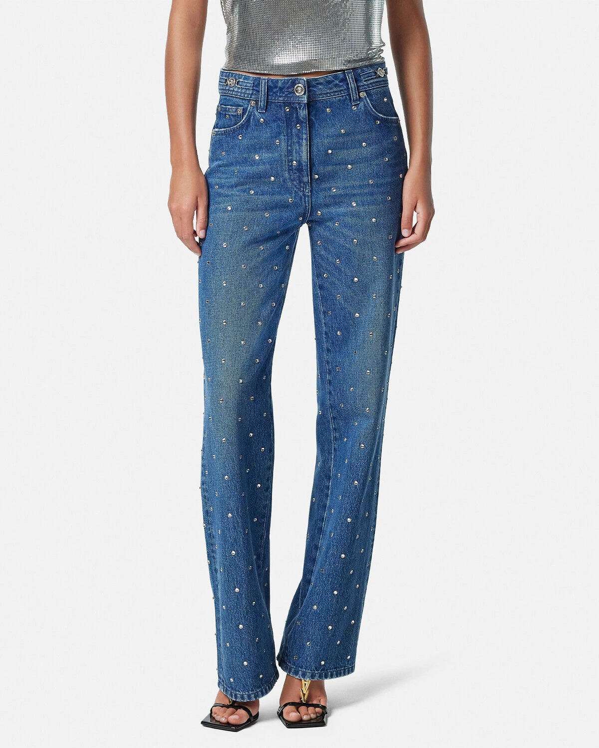 Cielo Stellato Medusa '95 Boyfriend Jeans - 4
