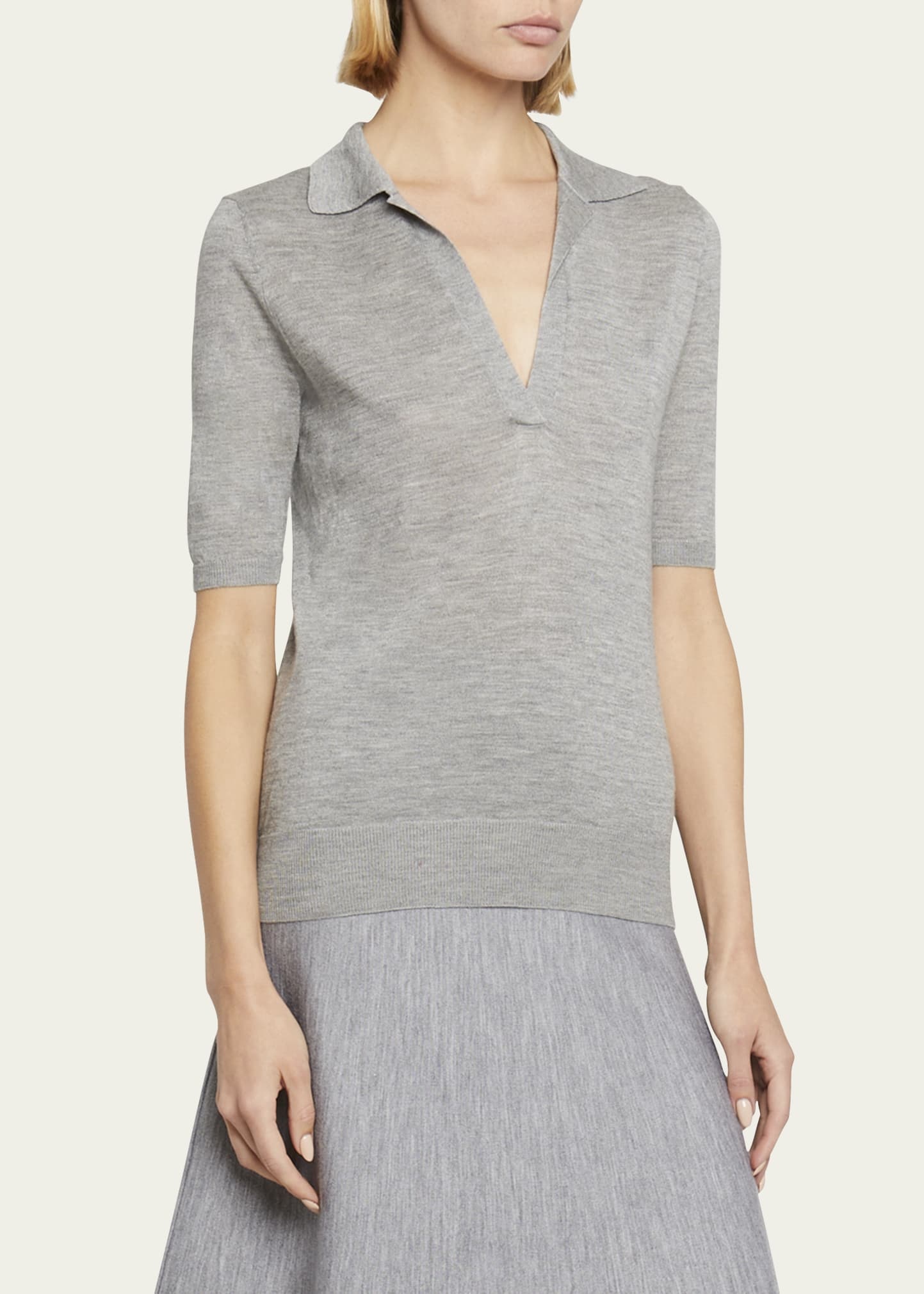 Frank Cashmere Polo Top - 4