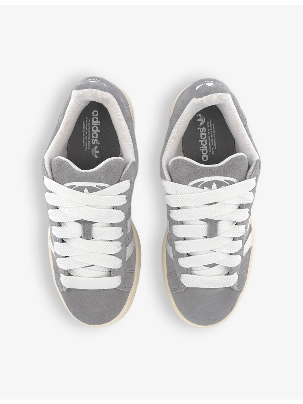 Campus 00s brand-stripe low-top suede trainers - 2