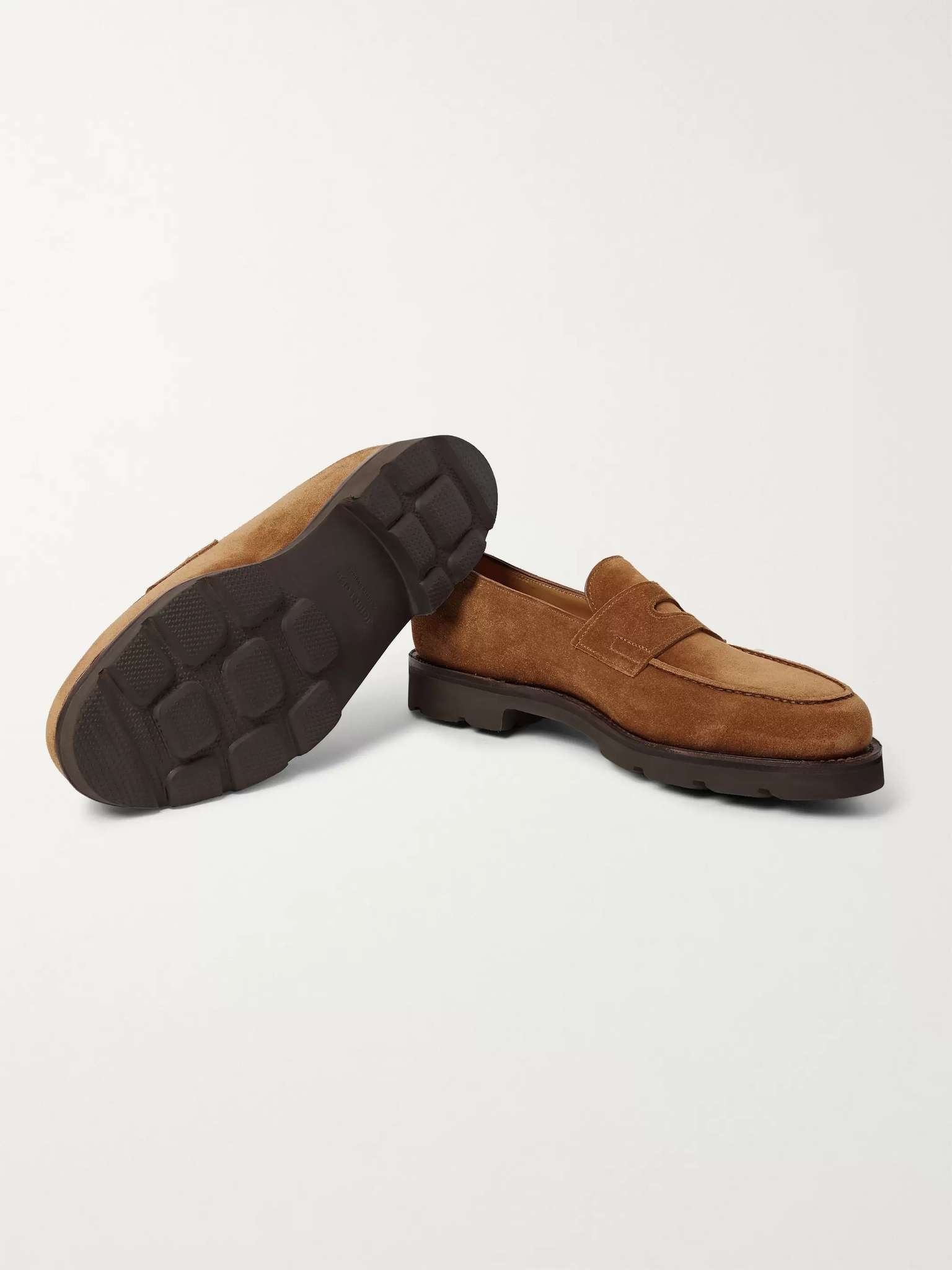 Lopez Suede Penny Loafers - 7