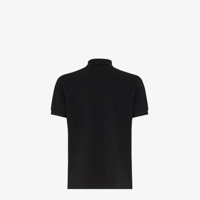 FENDI Black piqué sweater outlook