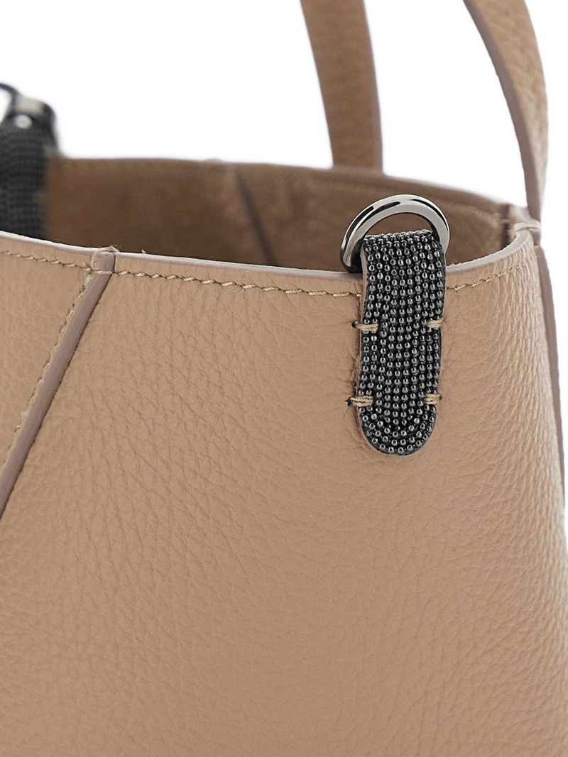 mini BC Duo leather tote bag 3