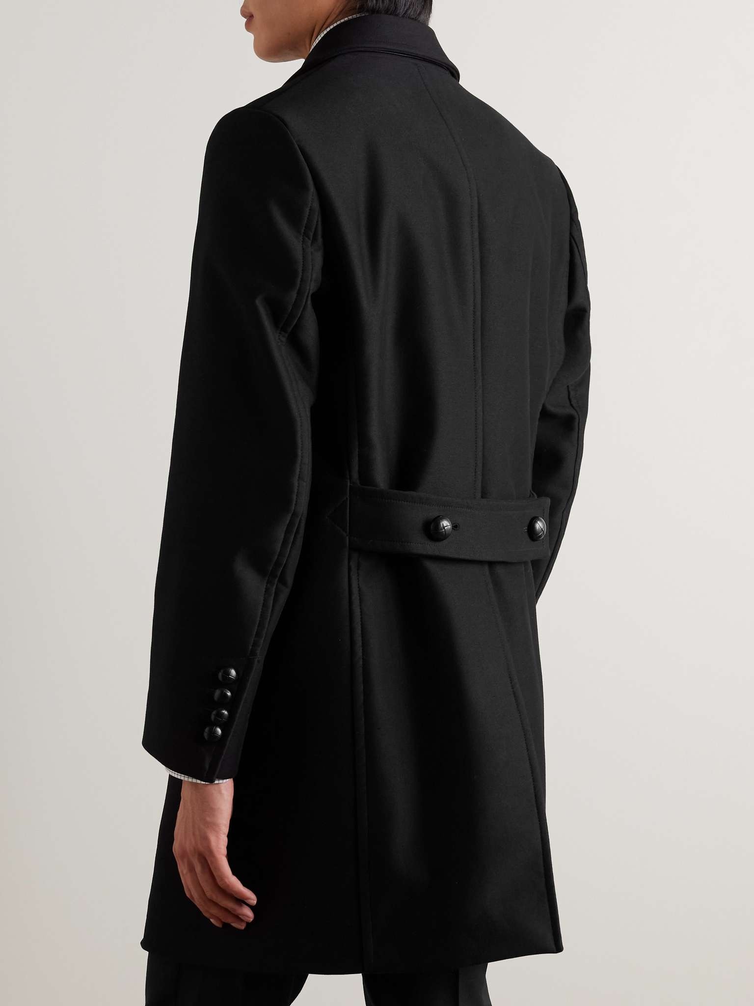 Double-Breasted Cotton-Moleskin Coat - 4