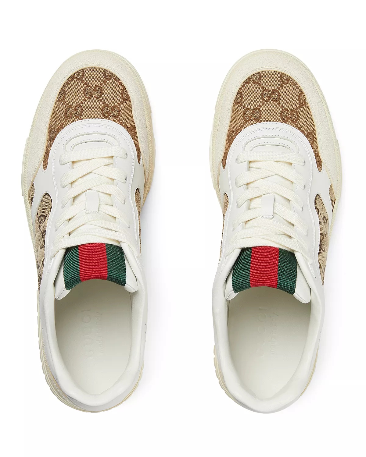 Men's Re-Web Low Top Canvas and Leather Sneakers - 2
