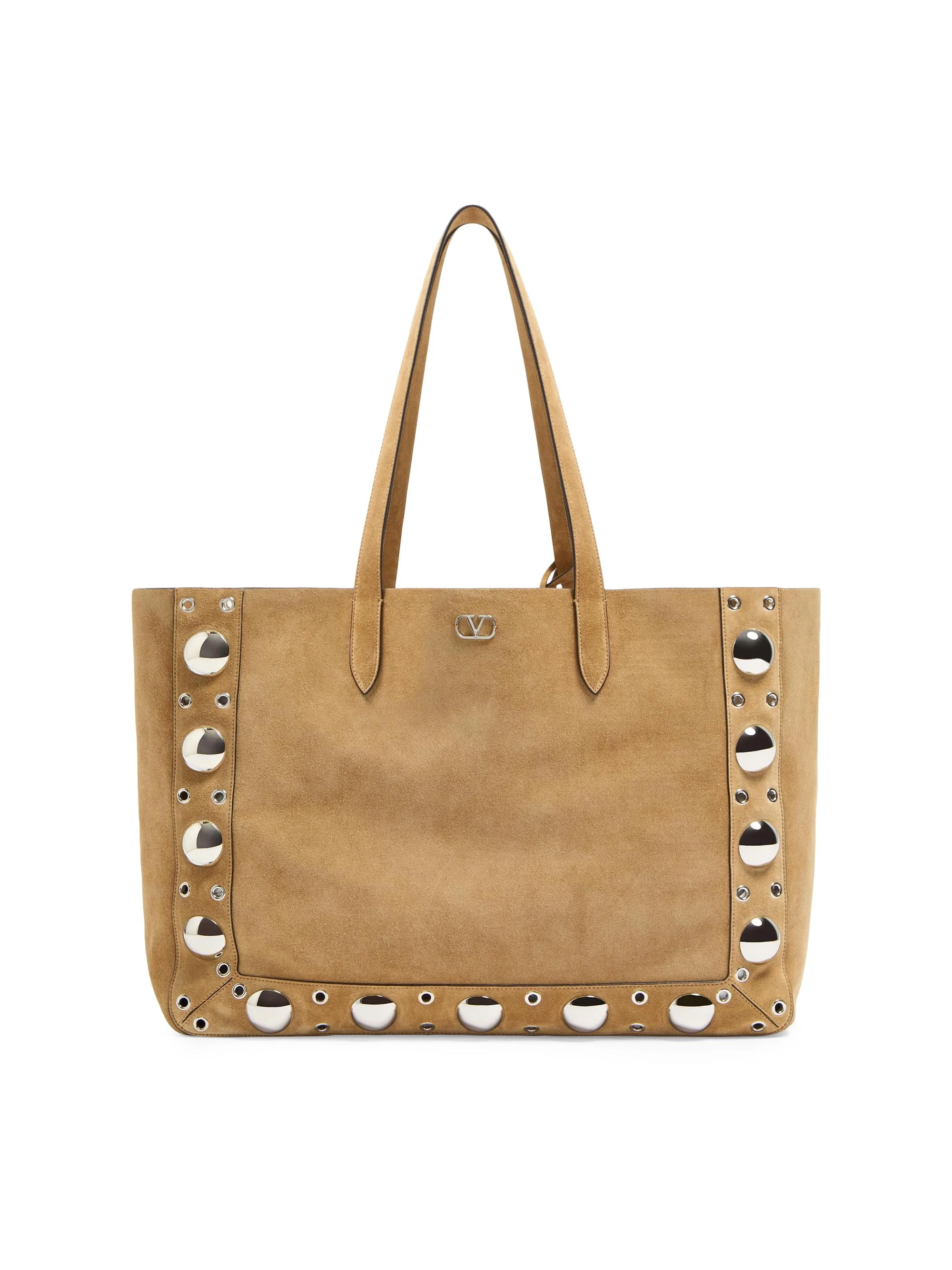 Men's Nellcôte Large Suede Shopping Bag - Havana Beige - 1