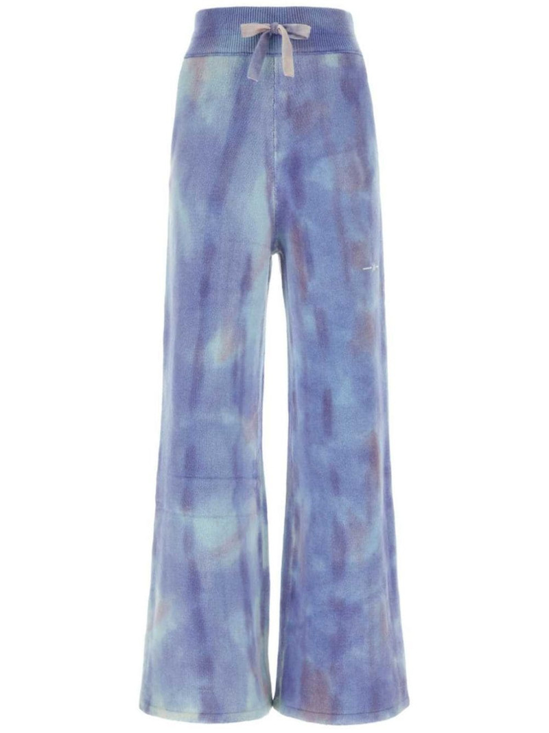 tie-dye wide-leg track pants 1