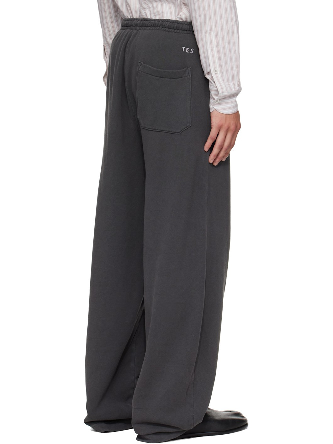 Gray Daily Wide Leg Lounge Pants - 3