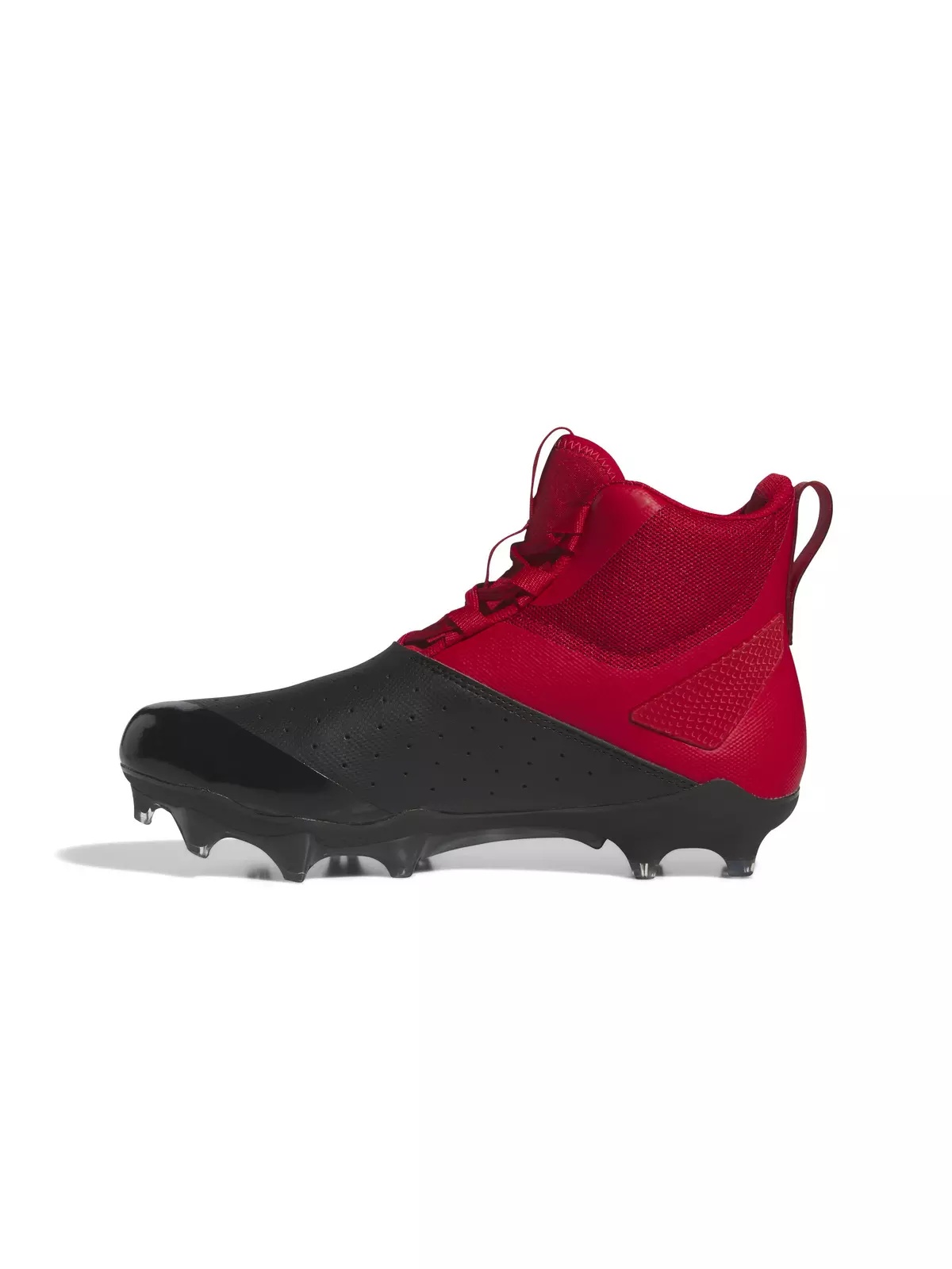 Adizero Chaos "Team Power Red 2/Ftwr White/Core Black" Unisex Linemen Football Cleat - 2