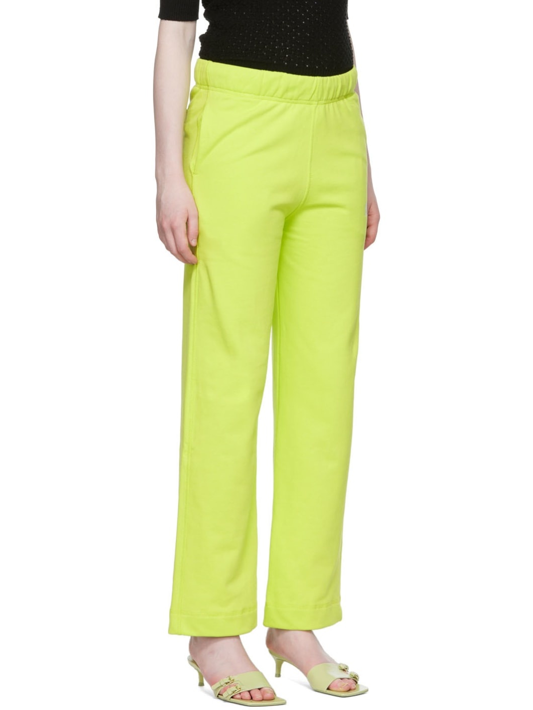 Green Organic Cotton Lounge Pants - 2