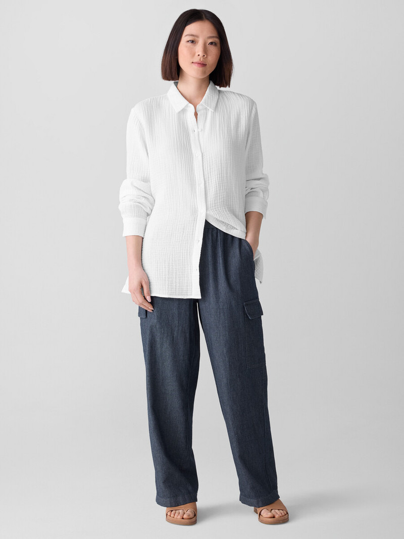 Airy Organic Cotton Twill Cargo Pant 7