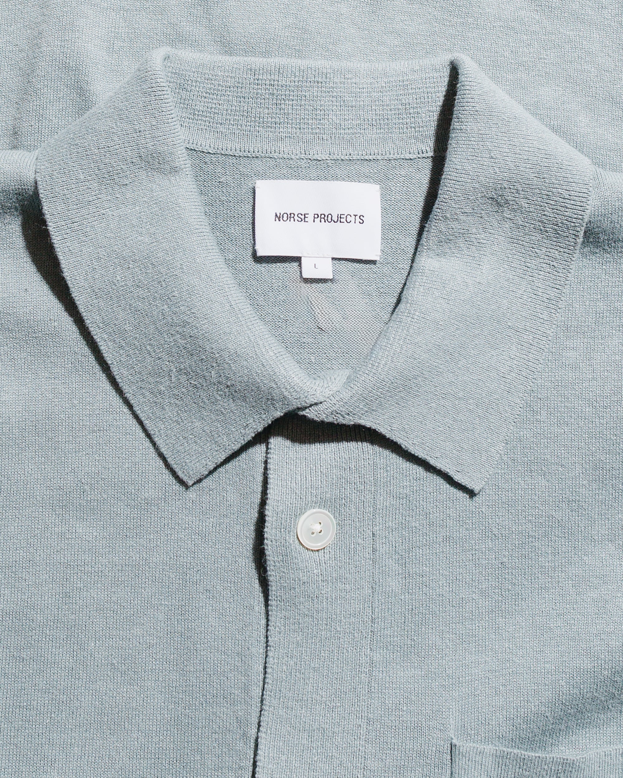 Rollo Cotton Linen SS Shirt Greyish Blue - 5