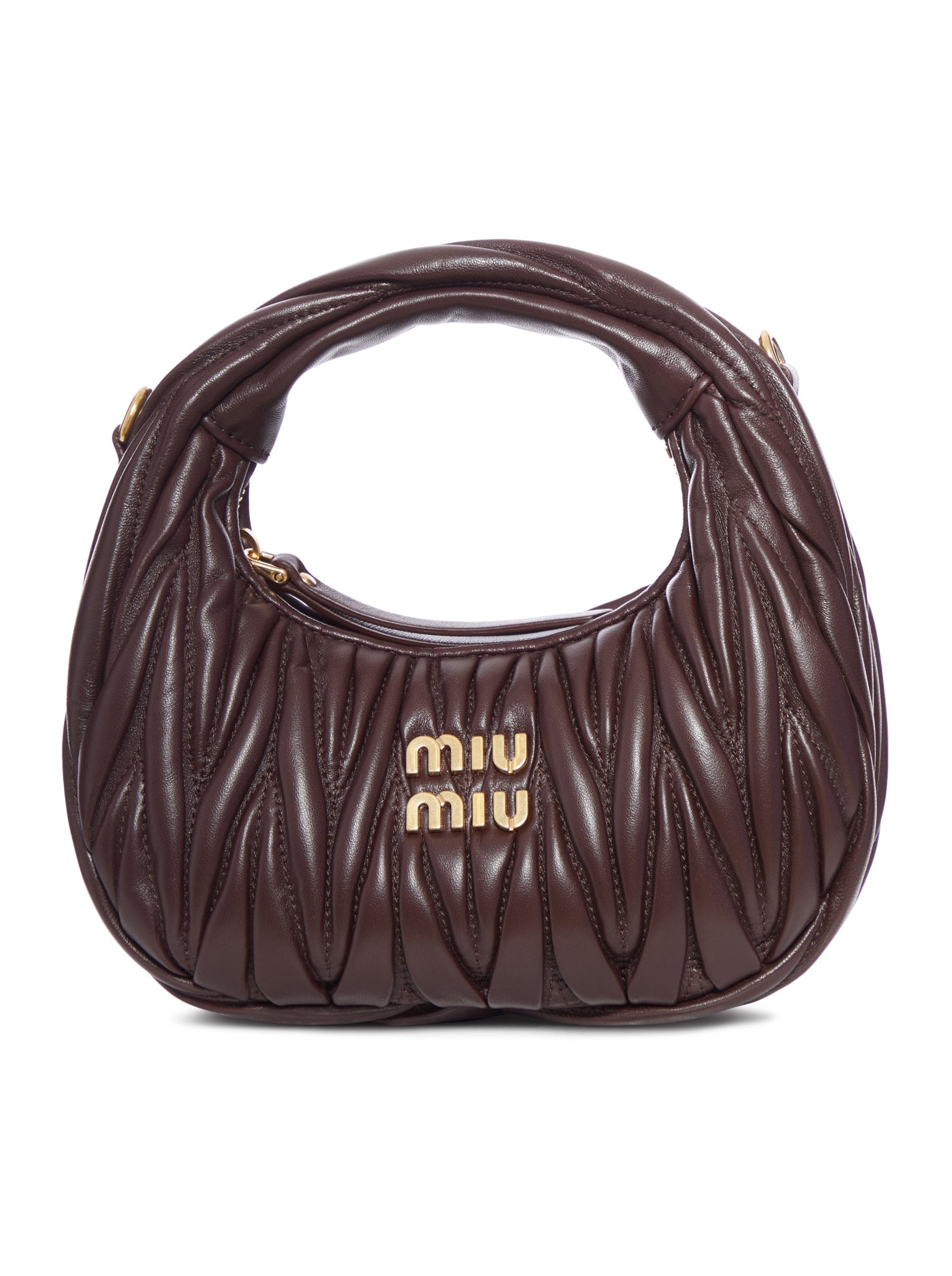 WANDER MINI HOBO BAG IN QUILTED NAPPA - 1