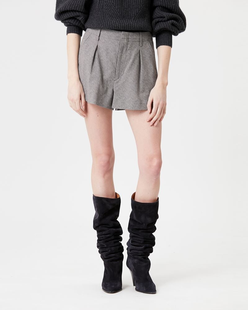 LOCEA CHECKED SHORTS - 4