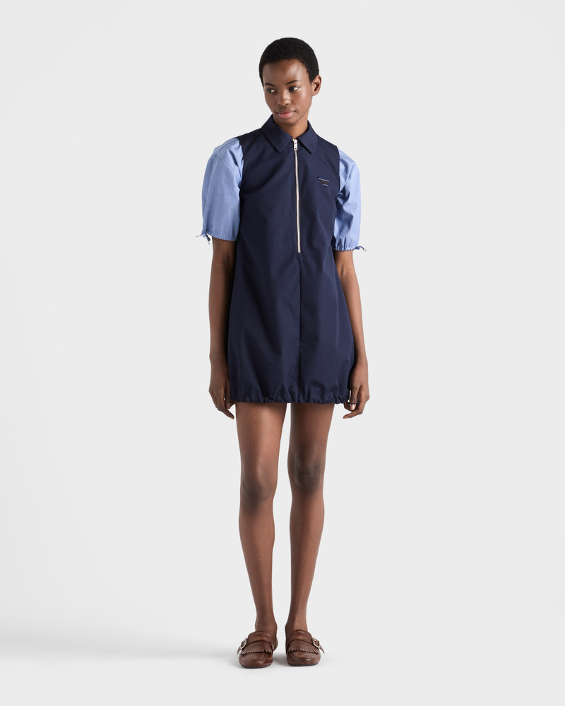 Prada Poplin mini-dress outlook