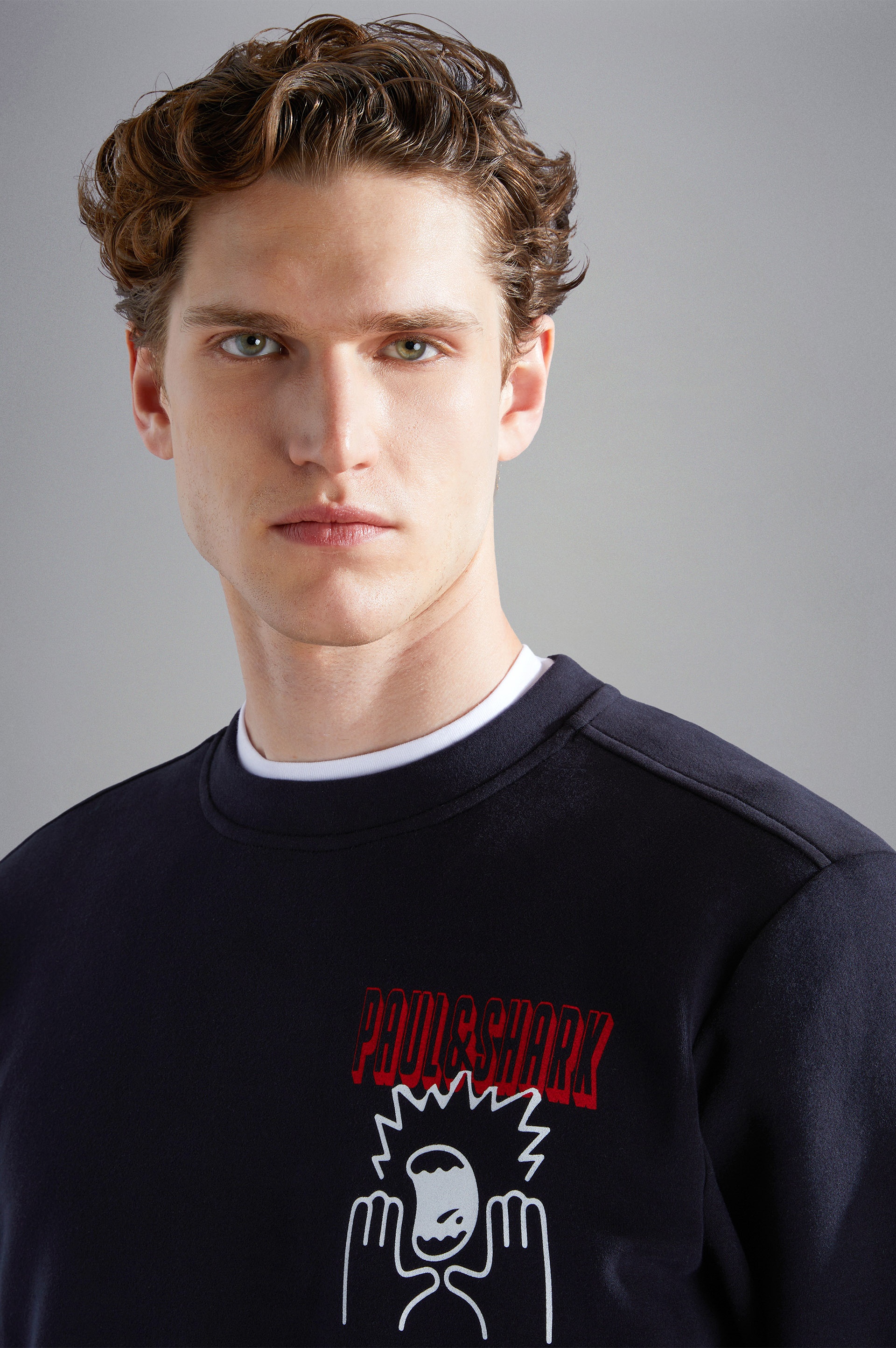 SOFT ACTIVE FLEECE COTTON SWEATSHIRT WITH PRINTS - 4