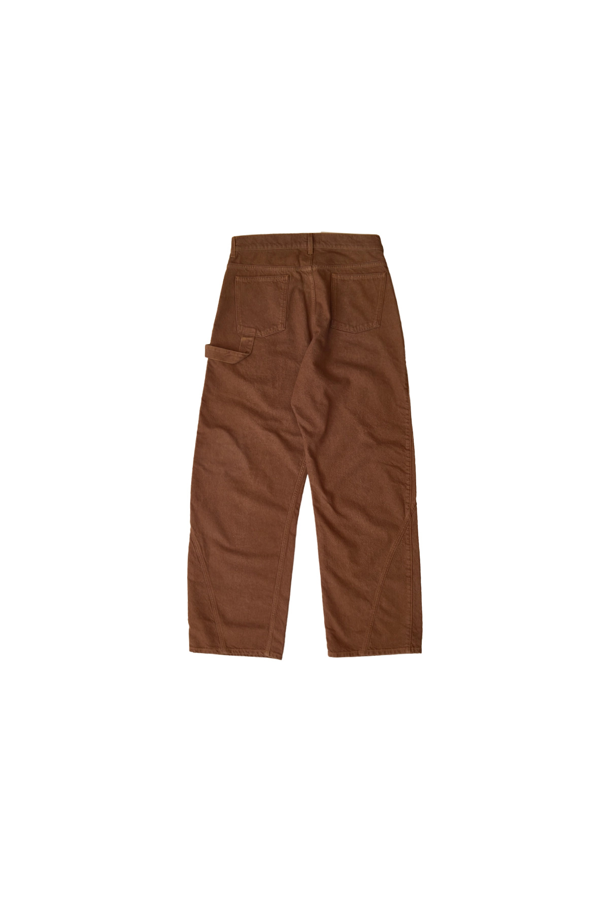 JW Anderson Aged Twisted Workwear Jeans Rust - 2