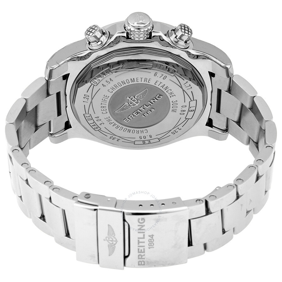 Breitling Super Avenger II Chronograph Automatic Chronometer Black Dial Men's Watch BC29/168A - 3