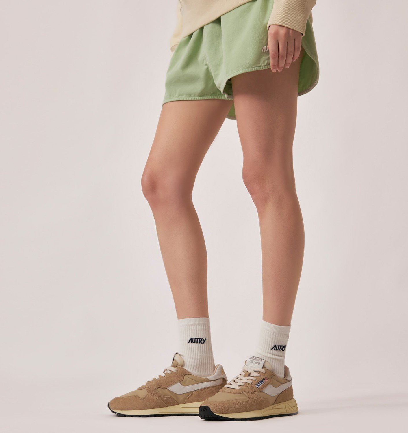 REELWIND LOW SNEAKERS IN FILLER NYLON AND SUEDE - 2