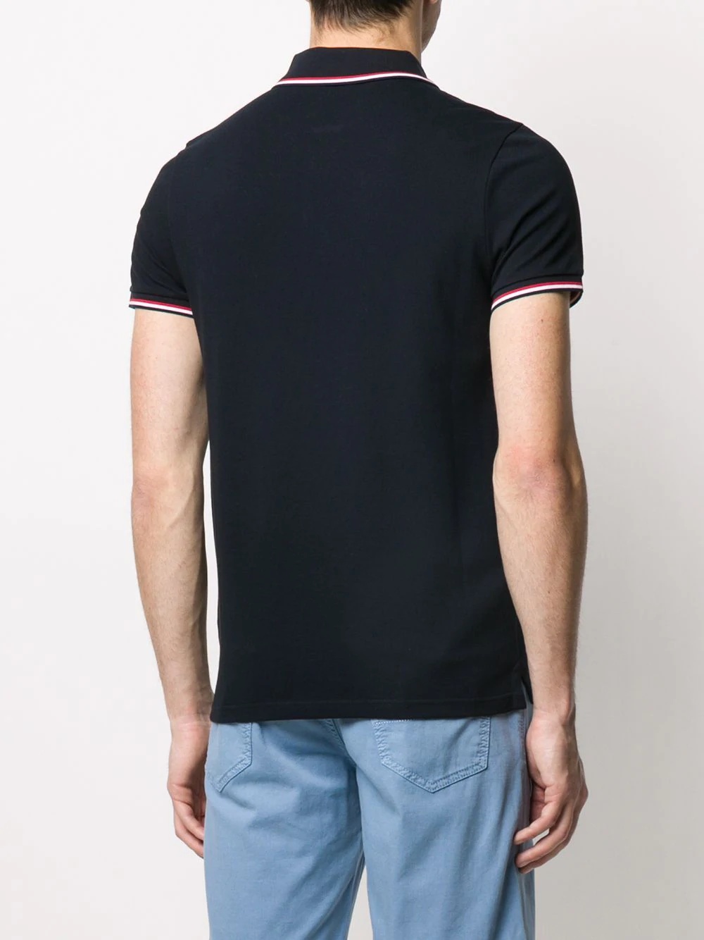 logo-appliqué short-sleeved polo shirt - 4