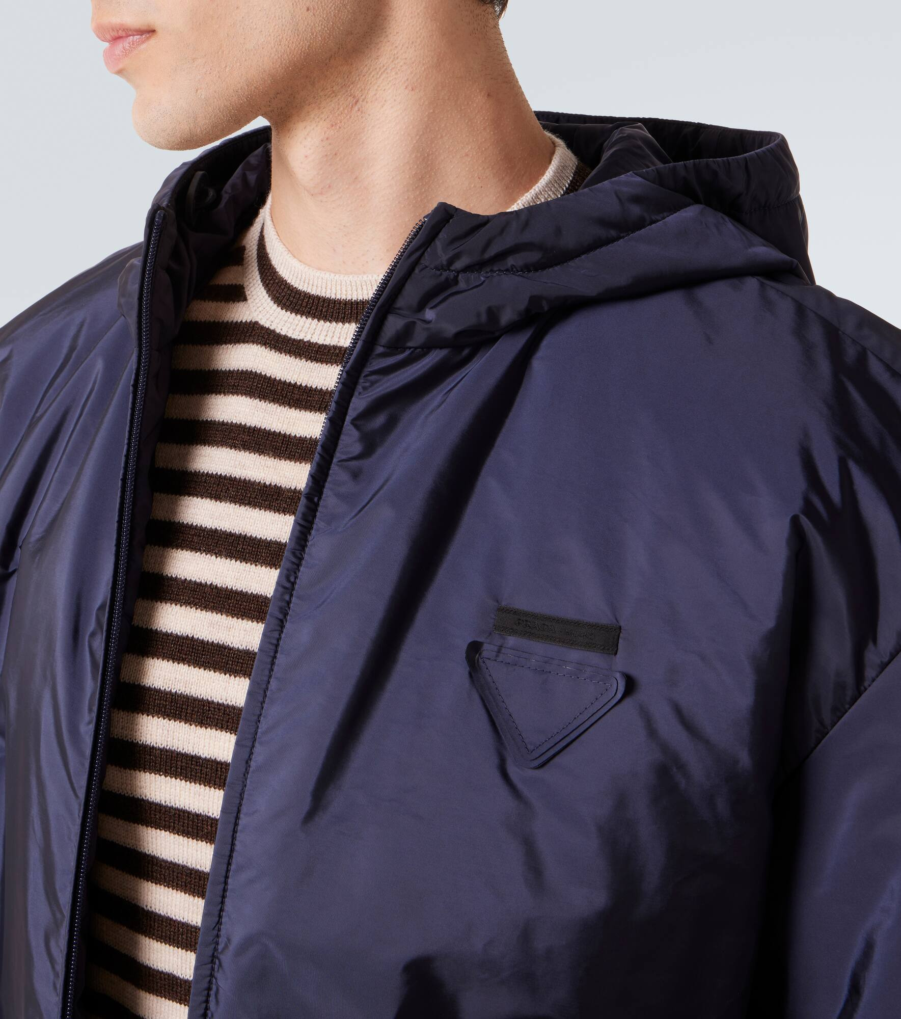 Hooded Re-Nylon jacket - 6
