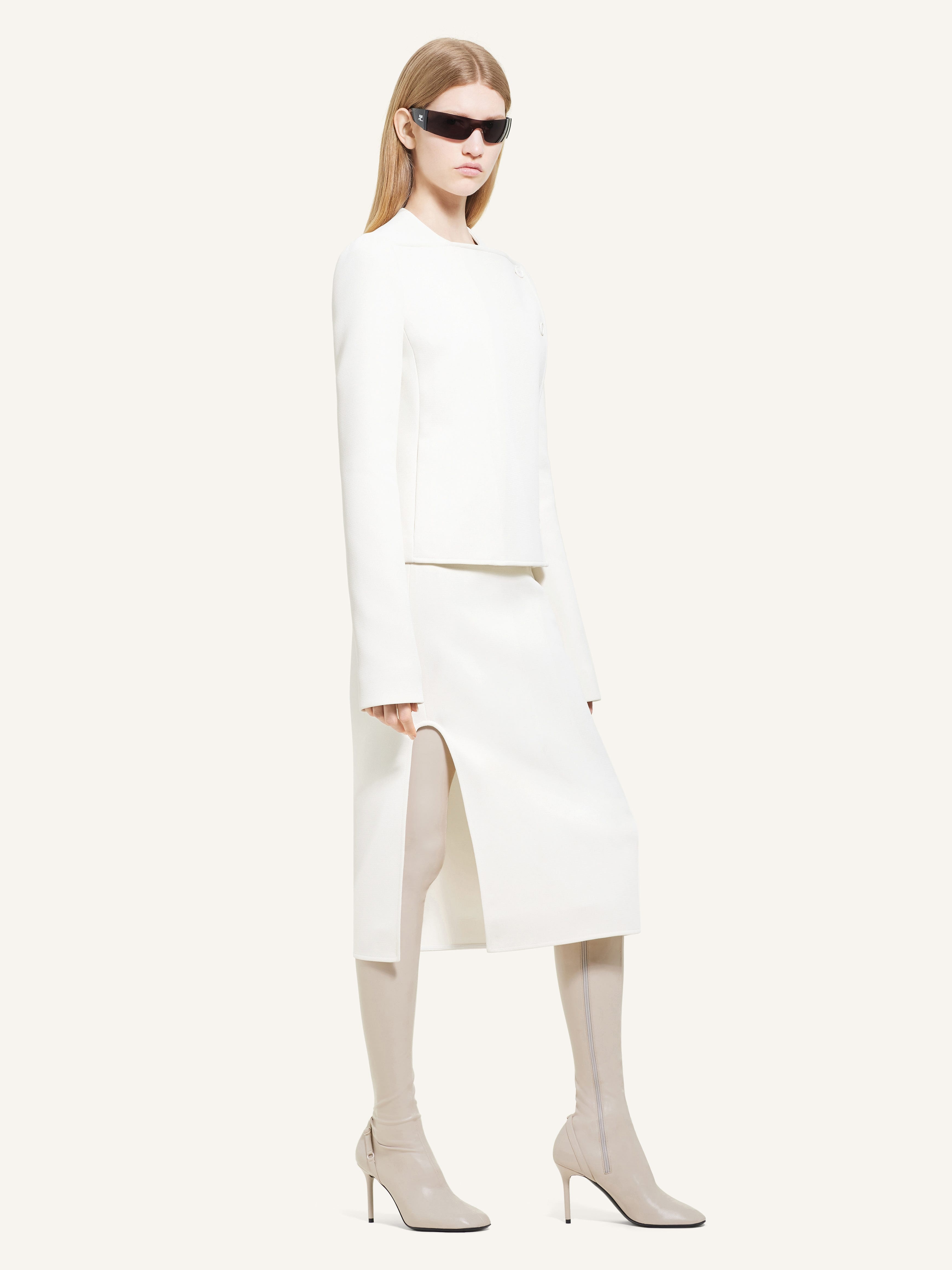 BUTTONED TAILORED JACKET - 3