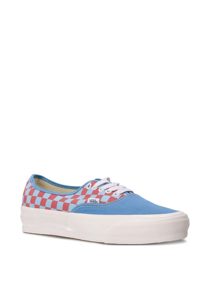 Vans checkerboard canvas sneakers outlook