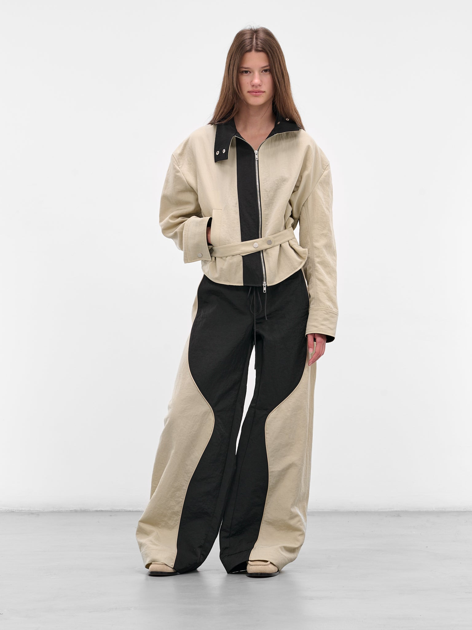 Hudson Boardie Contrast Silk Trousers - 6