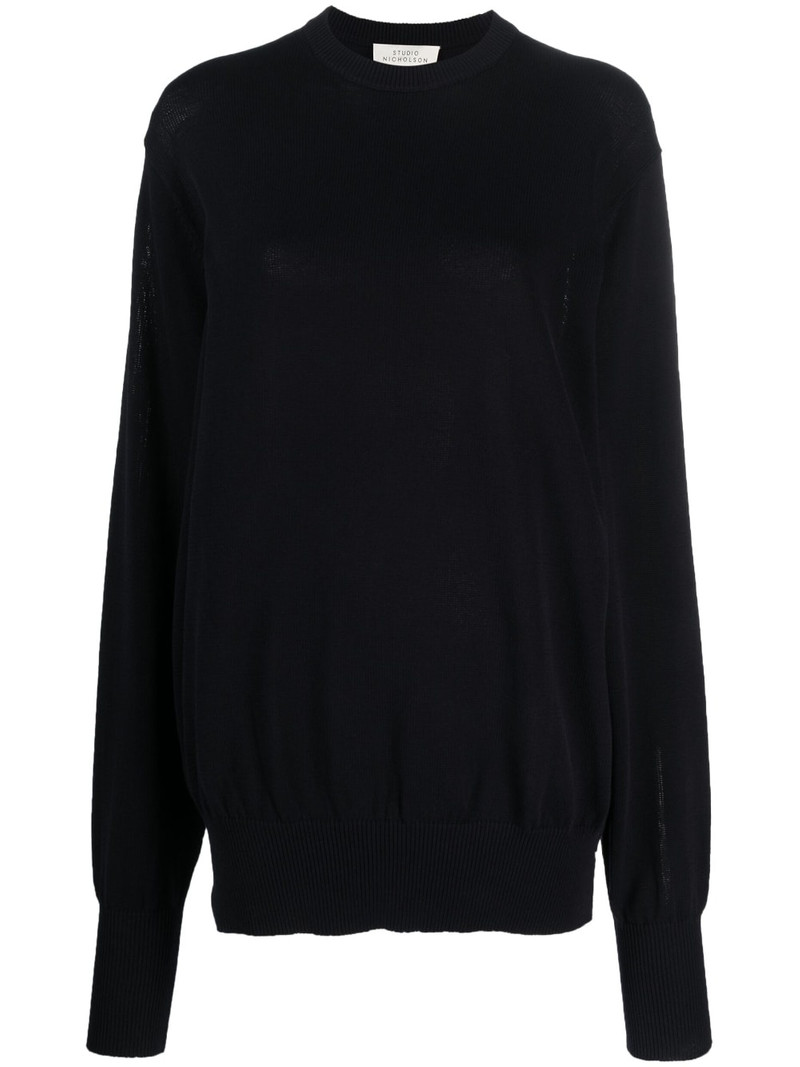 fine-knit cotton jumper 1
