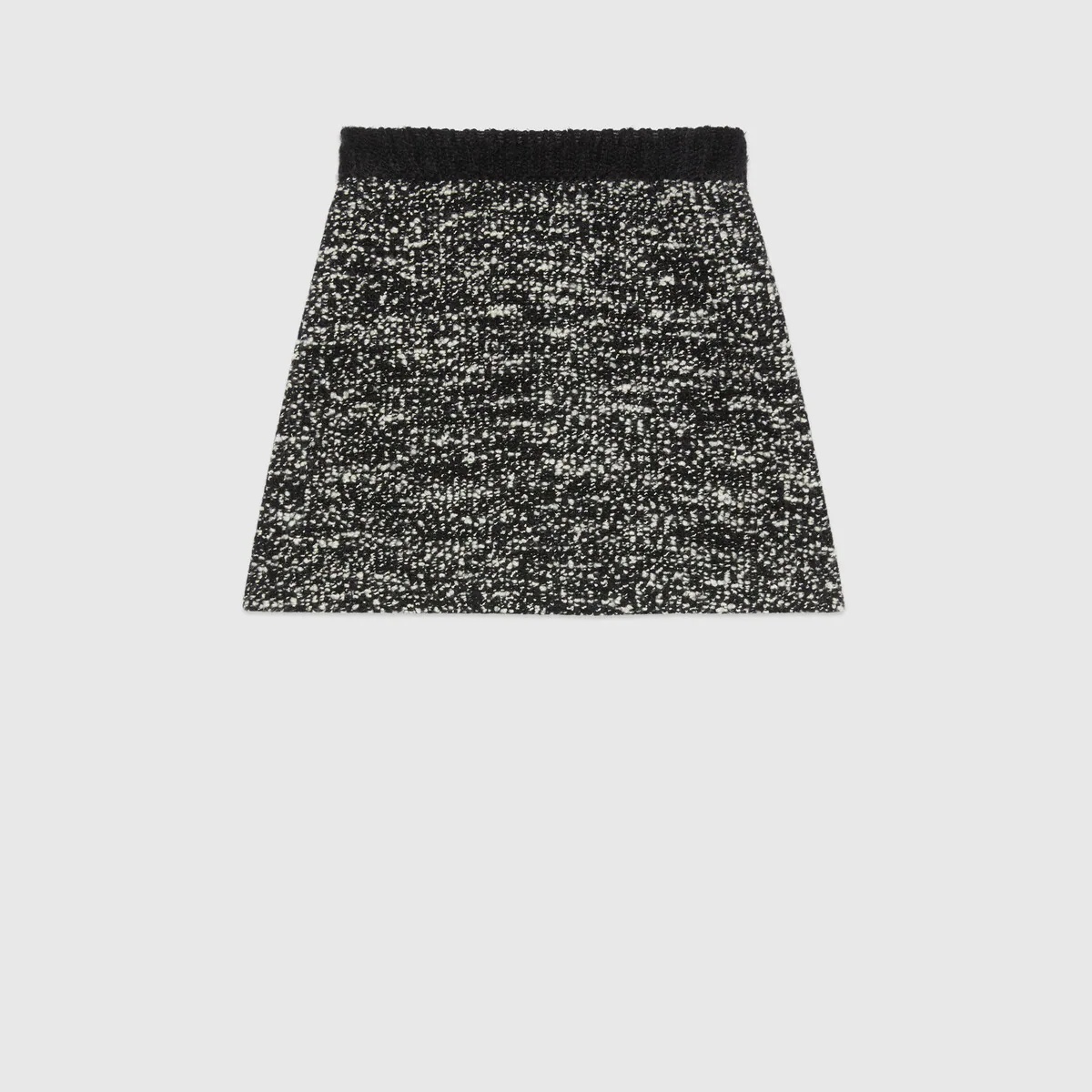 Mohair wool A-line skirt - 1